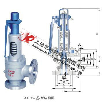 A48H、A48Y帶扳手彈簧全啟式安全閥